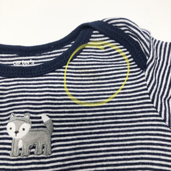 Carter's I Baby Boy Onesies 100% Cotton 18M - Picture 10 of 11